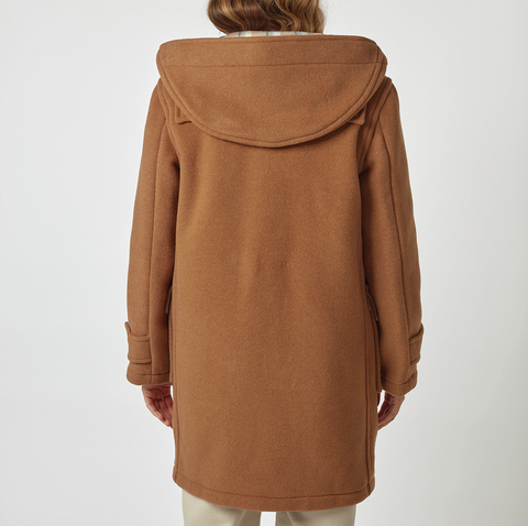 Women's Super Slim Haji Duffle Coat - Camel