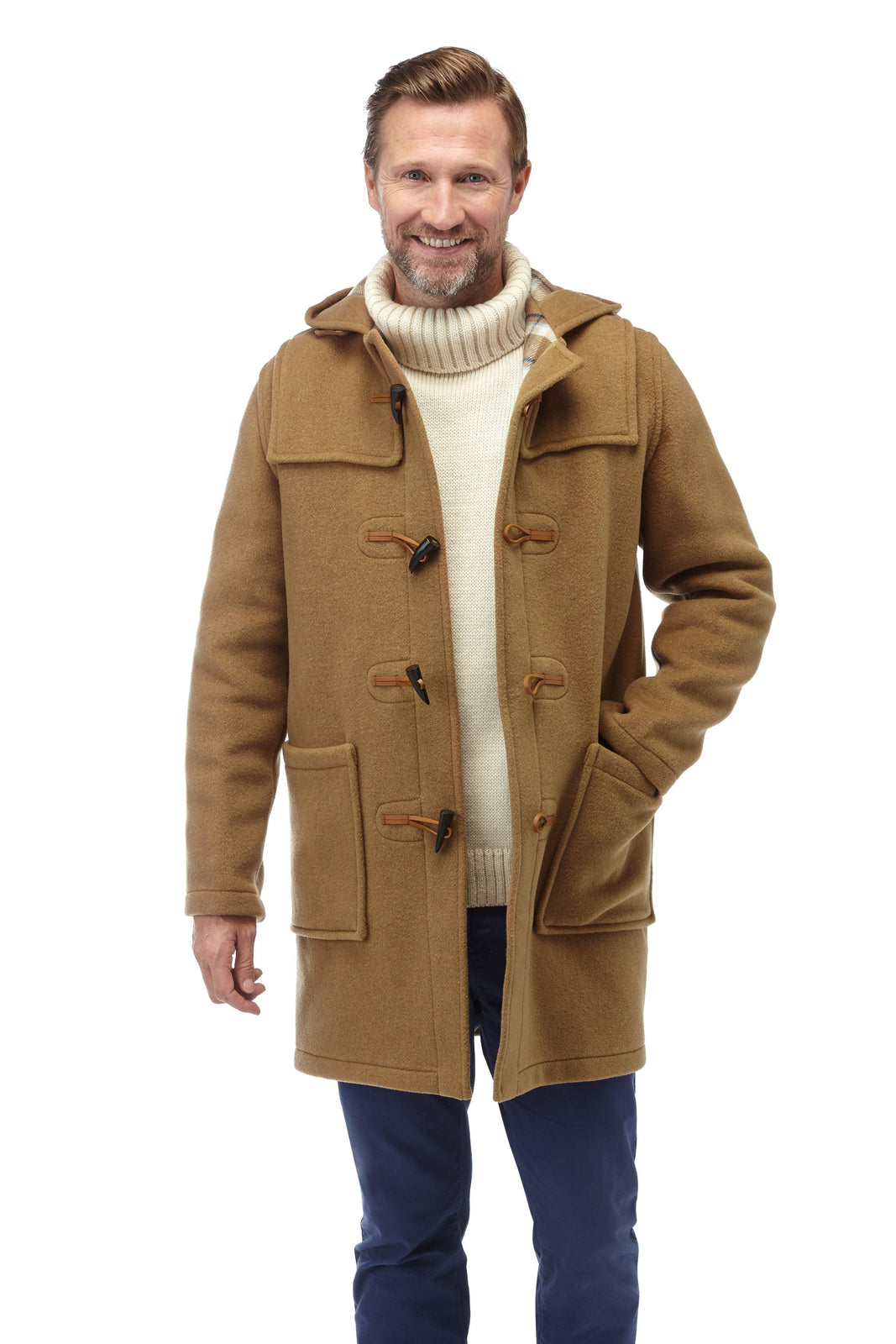 Men's Classic Fit Duffle Coat Camel | Duffle Coats UK