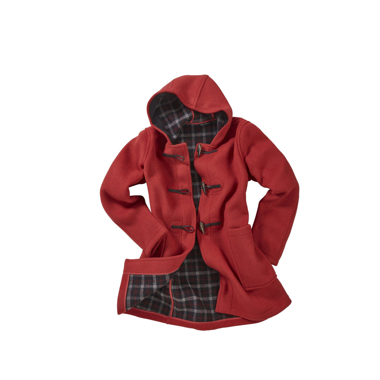 Women's Abberley Simple Fit Duffle Coat - Red