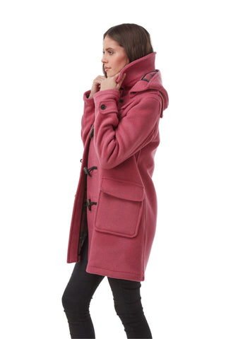 Women's London Classic Fit Duffle Coat - Pink | Original Montgomery